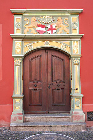 Holztür Altes Rathaus Freiburg